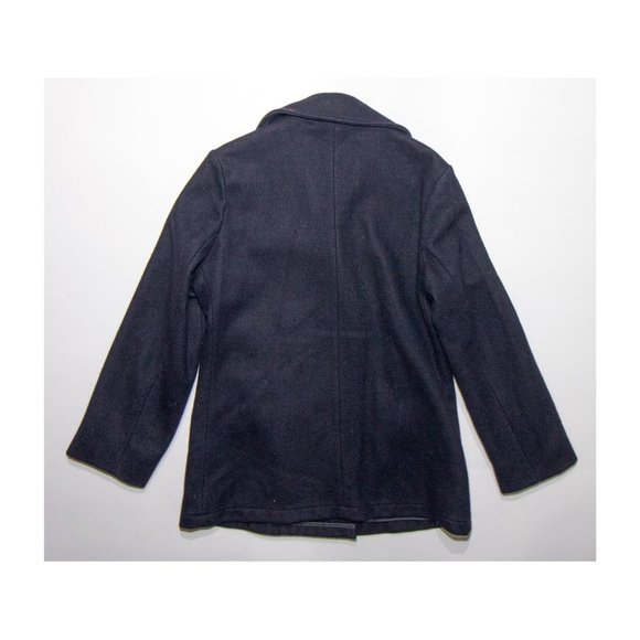 Vintage Woolrich Navy Women's Peacoat Jacket - Picture 2 of 3